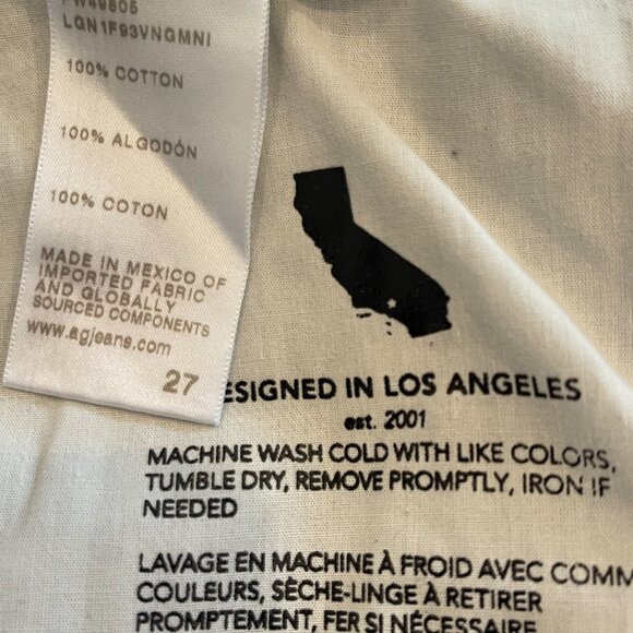 AG jeans Hattie Crop High Rise Barrel jeans - Picture 6 of 6